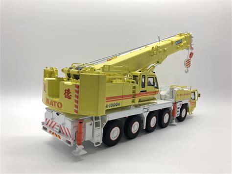 Original factory 1:50 Scale Kato Ka-1300R Allterr Crane Yellow Metal c ...