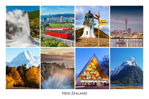 270 - Post Art Postcard - New Zealand Composite