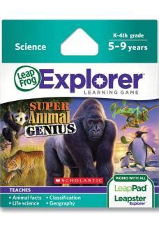 LeapFrog Explorer Learning Game: Super Animal Genius Game Review ...