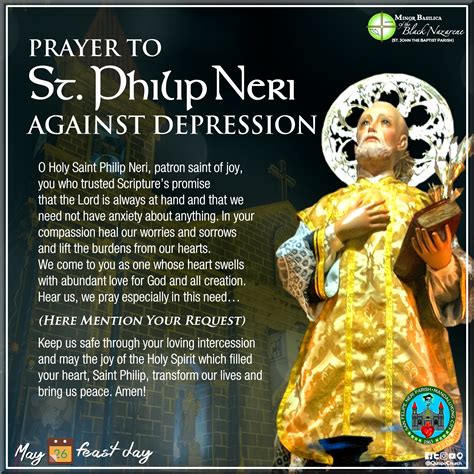 Quiapo Church - PRAYER TO ST. PHILIP NERI AGAINST...