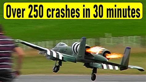 250 RC plane crashes in 30 minutes - YouTube