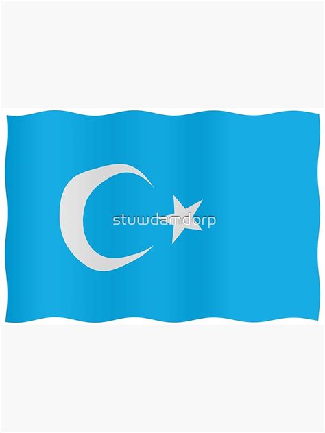 "Uyghur flag" Canvas Print for Sale by stuwdamdorp | Redbubble