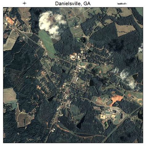 Aerial Photography Map of Danielsville, GA Georgia