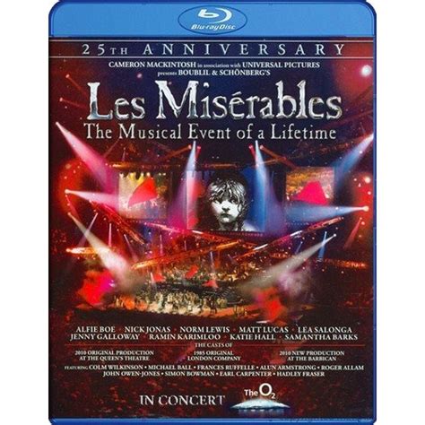 Les Miserables: 25th Anniversary Concert Blu-ray Disc Title Details ...