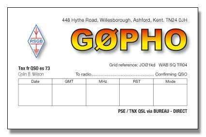 Free Qsl Card Template - Cards Design Templates