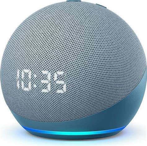 Amazon Echo Dot 4. generacja niebieskoszary z godzina | Porównanie cen ...