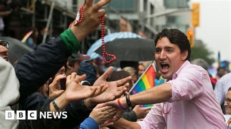 Justin Trudeau: Canada leader to march in Toronto gay pride - BBC News