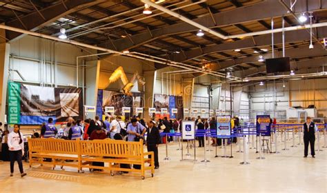 Alaska Passengers Inside Seward Cruise Ship Terminal Editorial Stock ...