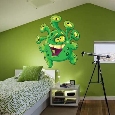 Cute Monster Wall Decal, Cute Little Monster Wall Sticker - Bed Bath ...