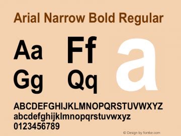 Arial Narrow Bold Font Family|Arial Narrow Bold-Sans-serif Typeface ...