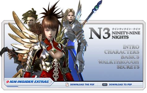 N3: Ninety-Nine Nights - xbox360 - Walkthrough and Guide - Page 1 - GameSpy