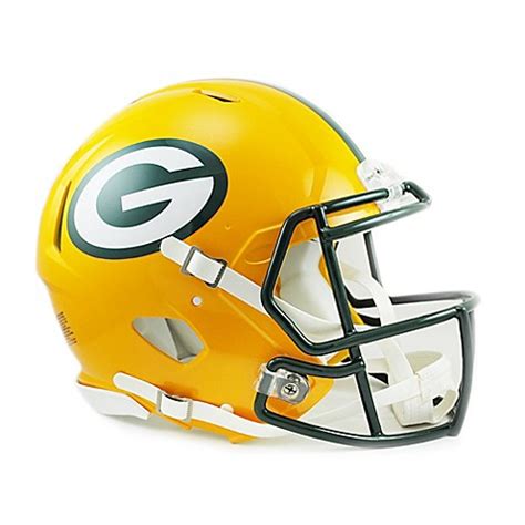 Riddell® Green Bay Packers Speed Authentic Full Size Helmet - Bed Bath ...