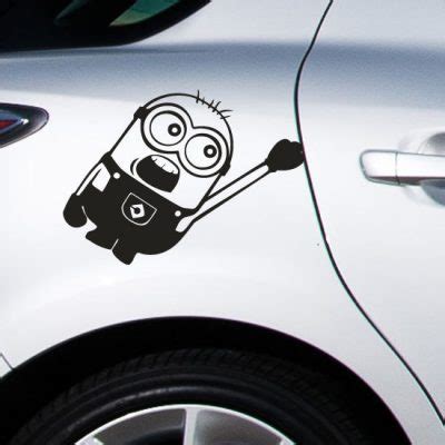 Minion car sticker vehicle decal graphic vinyl funny front window car ...