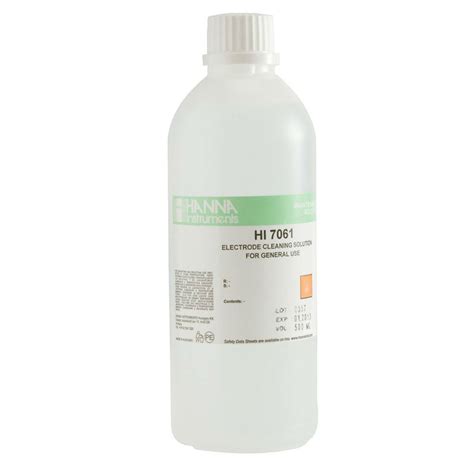 Hanna Instruments Hanna Electrode cleaning solution - general purpose ...