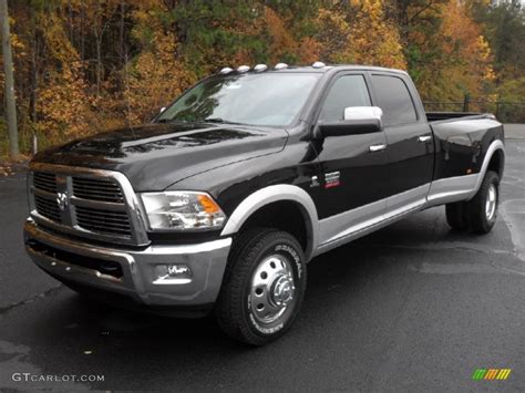 2012 Black Dodge Ram 3500 HD Laramie Crew Cab 4x4 Dually #56348967 ...