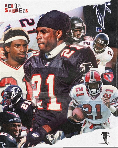 Deion "Prime Time" Sanders | Atlanta falcons football, Nfl football ...