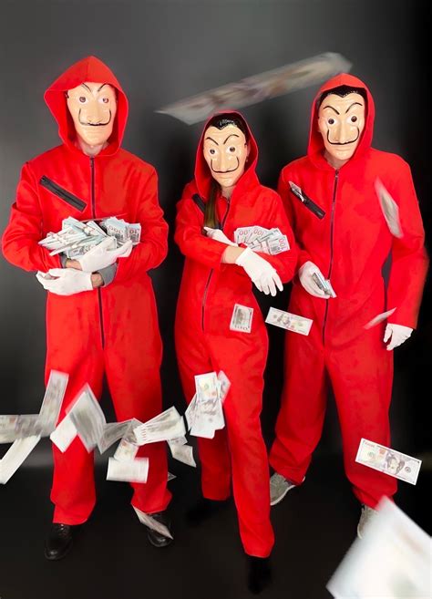 La Casa De Papel Costume La Casa De Papel Cosplay Jumpsuit - Etsy