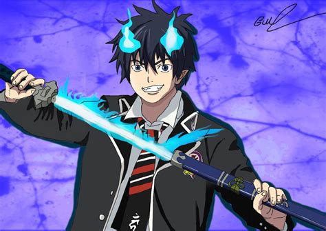 Rin okumura fan art my art by Guilcosplay on DeviantArt