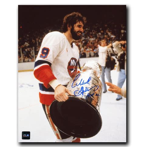 Clark Gillies New York Islanders Autographed Stanley Cup 8x10 Photo