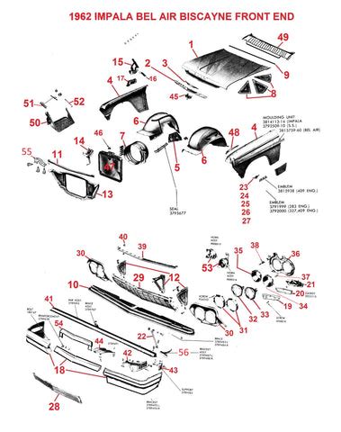 1962Impala - Click on a diagram below to view available parts ...