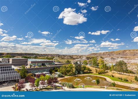 Drumheller dinosaur museum stock image. Image of culture - 49143189