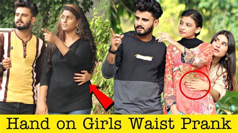 Waist Touching With Twist Prank On Cute Girl's @ThatWasCrazy - YouTube