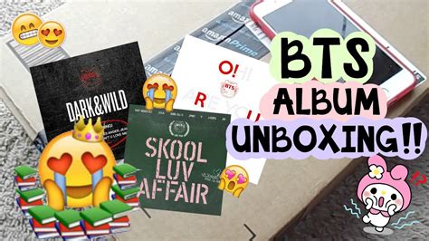 BTS Albums Unboxing!!!!!!!! - YouTube