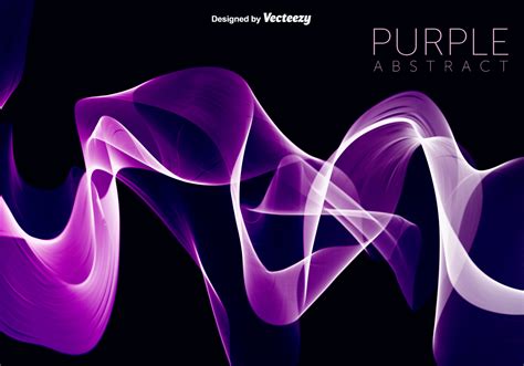 Vector Purple Wave Abstract Background - Download Free Vector Art ...