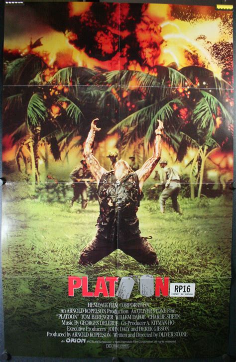 PLATOON, Original Oliver Stone Vintage Movie Poster - Original Vintage ...