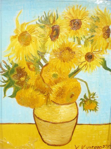 Van Gogh Sunflowers Analysis - Sunflowers, 1888 Painting by Vincent Van ...