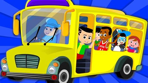 Wheels On The Bus | Kindergarten Nursery Rhymes | Videos For Toddlers ...