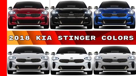 2018 Kia Stinger Interior Colors | Cabinets Matttroy