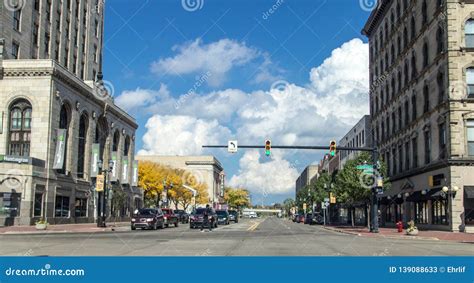 Saginaw Michigan Crossroads Intersection Sign Stock Photography ...