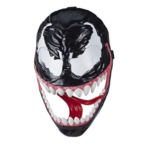 Black Venom Mask Spiderman Hero Black Spider Hood Mask Male Deadly ...