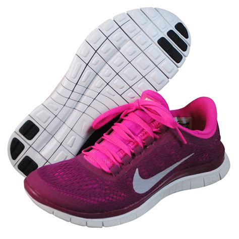 Nike Womens Free 3.0 V5 Pink running shoes | eBay