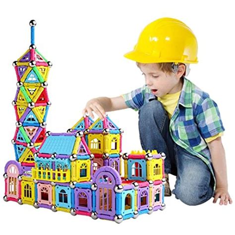 O-Toys Magnetic Construction Toys for Kids Building Blocks Magnet Tile ...