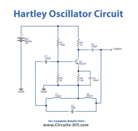 Simple Hartley Oscillator Circuit