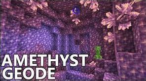 Minecraft Amethyst Geodes and Amethyst Shards explained