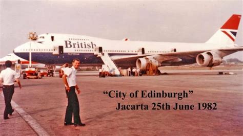 OTD in 1982, British Airways Flight 9 flies through volcanic ash and ...