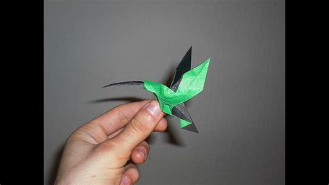 Origami Hummingbird (Christopher Randall) Tutorial - YouTube