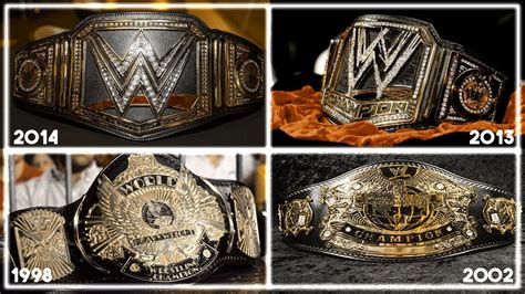 EVERY WWE CHAMPIONSHIP TITLE BELT IN HISTORY (1963-2019) - YouTube