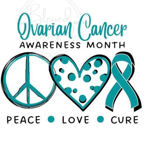 Ovarian Cancer PNG Ovarian Cancer Awareness Month PNG - Etsy