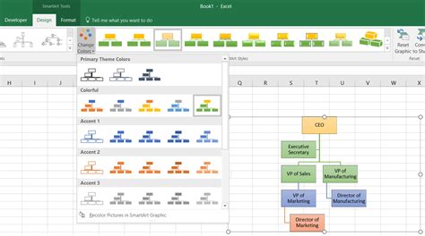 Meticulous Hierarchy Chart Excel Template Free Template For ...