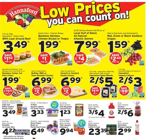 Hannaford Flyer for this week and next week