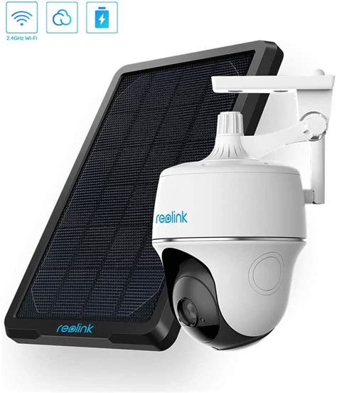 Reolink Argus PT w/Solar Panel - Wireless Pan Tilt Solar Powered WiFi ...