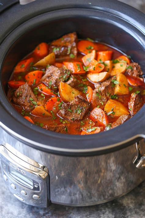 Slow Cooker Beef Stew - Damn Delicious Fall Crockpot Recipes, Stew ...