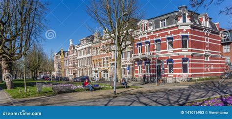 Historic Houses in the Center of Groningen Editorial Stock Photo ...