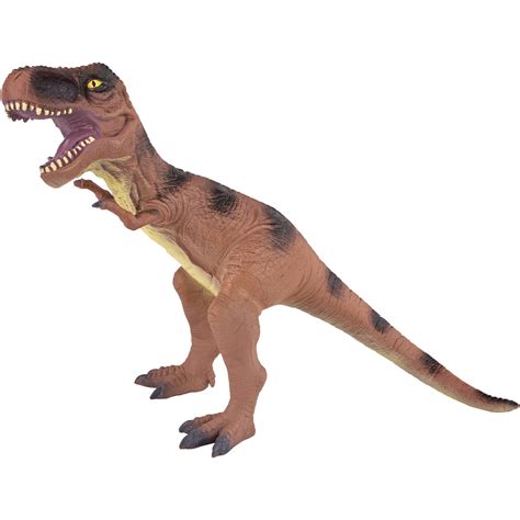 Adventure Force 13" Soft T-Rex Dinosaur Toy, Brown, Designed for Ages 3 ...