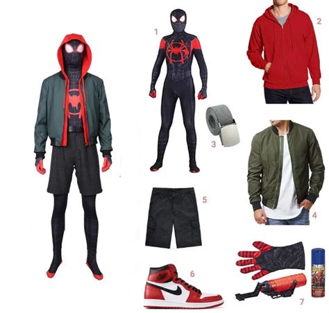 miles morales black spiderman costume suit - spider verse