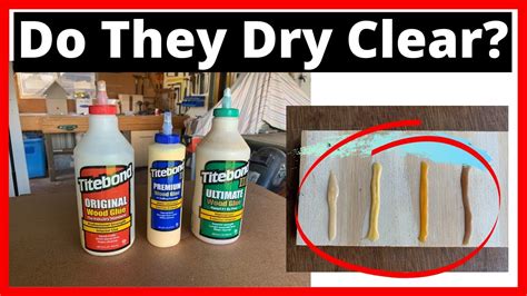 Titebond Wood Glue - Does It Dry Clear? - YouTube